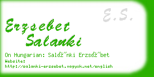 erzsebet salanki business card